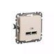 USB-розетка Schneider Electric SDD112401 Sedna Design, бежевая, глянцевая, IP20 SDD112401 - изображение 6