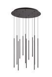 Люстра Ideal Lux Filo 263434 черная 25 Вт 3000 K фото
