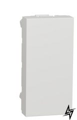 Заглушка NU986518 для розетки 1М белая Unica New Schneider Electric фото