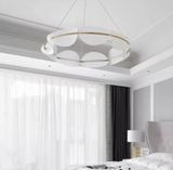Подвесная LED люстра с кольцами 80&times;80 см латунная Kearney 26-5036 фото