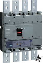 Автоматичний вимикач HEE801H h1000 In = 800А 4P 70кА LSI Hager фото