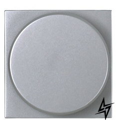 Поворотний светорегулятор Zenit N2260.2 PL 2М 60-500Вт (срібло) 2CLA226020N1301 ABB фото
