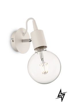 Бра настінна Ideal Lux 138374 Edison Ap1 Bianco фото