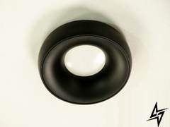 Современный точечный светильник Alumo D23-31530 Черный 18BK фото в живую, фото в дизайне интерьера