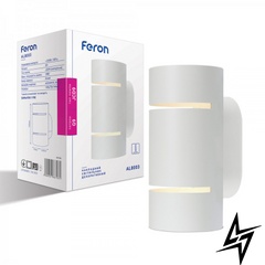 Настенный светильник Feron 40166 Al8003  фото в живую, фото в дизайне интерьера