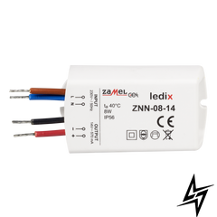 LED блок питания для работы с 14V DC 8W накладной монтаж IP 56 ZNN-08-14 LDX10000023, ZNN-08-14 photo