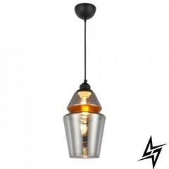 Светильник подвесной SPARK-2 титановый+медь Horoz Electric 021-016-0002-010 1292190481 фото в живую, фото в дизайне интерьера