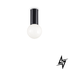 Точечный накладной светильник Ideal Lux Petit Pl1 Nero 232980 47518 фото в живую, фото в дизайне интерьера