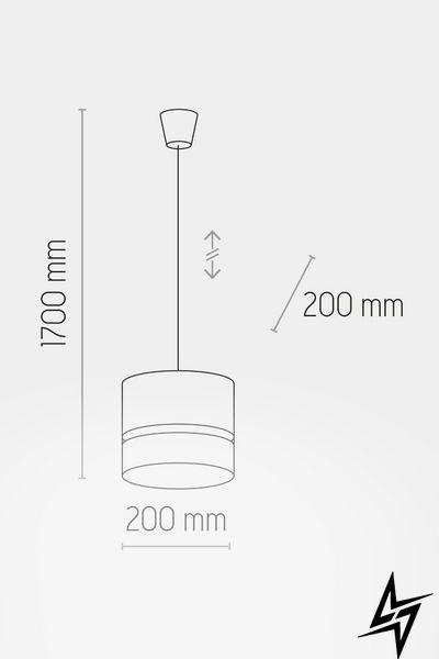 Підвісний світильник TK Lighting 6534 Paglia фото