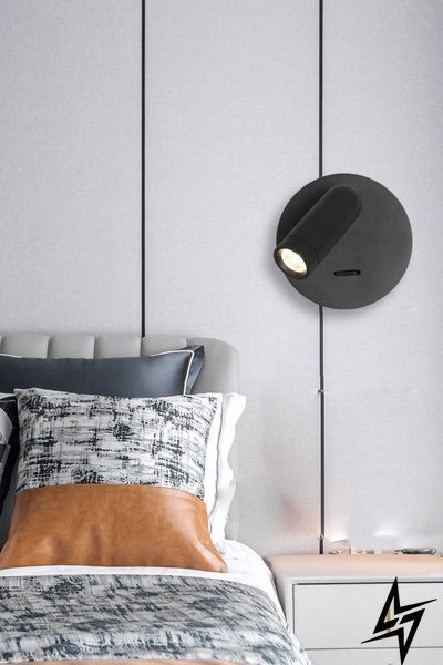 Настінне бра Laguna Lighting 27261-03 чорне 2,5 Вт 4000 K 27261-03 фото