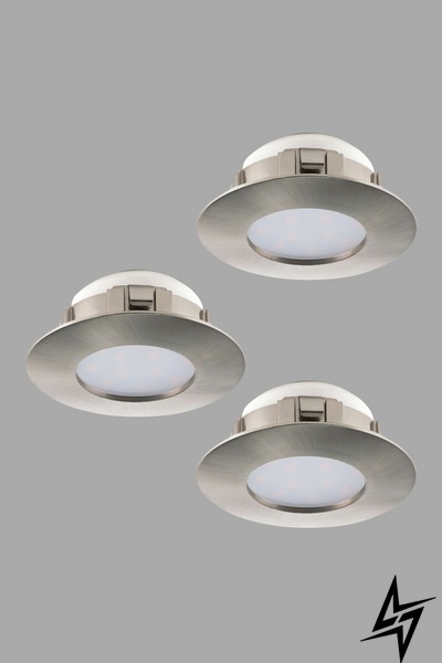 Точковий світильник для ванної Eglo Pineda 95823 LED 90059 фото наживо, фото в дизайні інтер'єру
