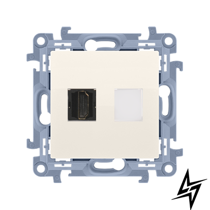Одинарна HDMI-розетка Simon CGHDMI.01/41 10, бежева CGHDMI.01/41 фото
