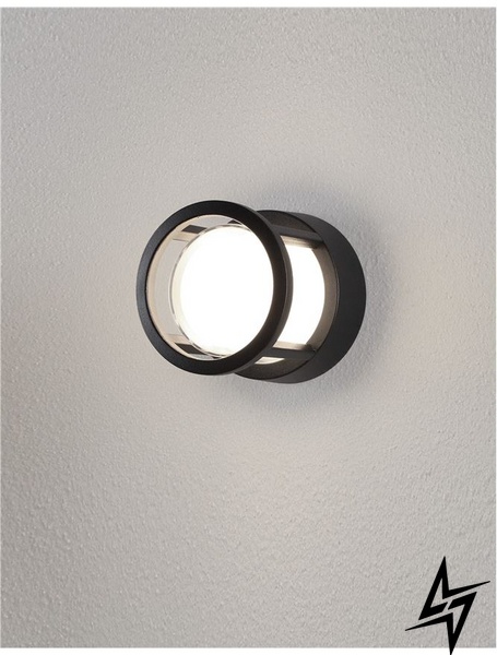 Вуличний настінний світильник Nova luce Agosto 9207615 LED  фото наживо, фото в дизайні екстер'єру