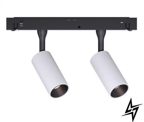Магнітний трековий світильник Kloodi KDMG-SPOT30 2x3W 3K WH чорний 2&times;6 Вт KDMG-SPOT30 2x3W 3K WH фото