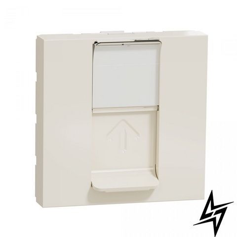 Комп'ютерна розетка Schneider Electric NU341144 Unica New, RJ45, бежева, глянцева NU341144 фото