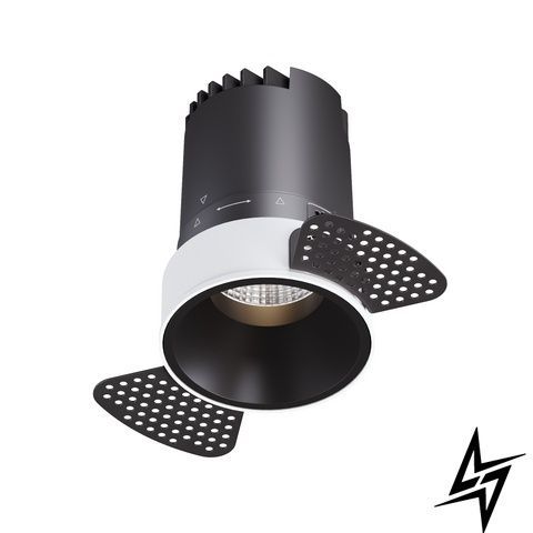 Точковий вбудований світильник Kloodi KD-GIRON134 TR 12W 3K 38D BK чорний KD-GIRON134 TR 12W 3K 38D BK фото