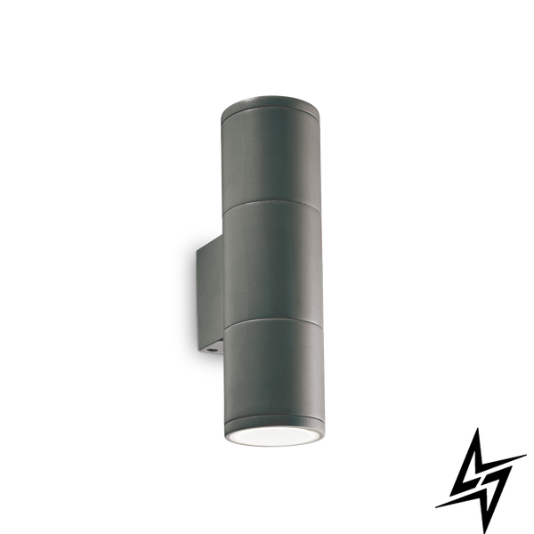 Настенный светильник (бра) 236841 Ideal Lux Gun Ap2 Small Antracite  фото в живую, фото в дизайне экстерьера