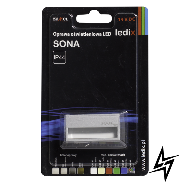 Настенный светильник Ledix Sona без рамки 12-111-11 накладной Алюминий 5900K 14V ЛЕД LED11211111 фото в живую, фото в дизайне интерьера