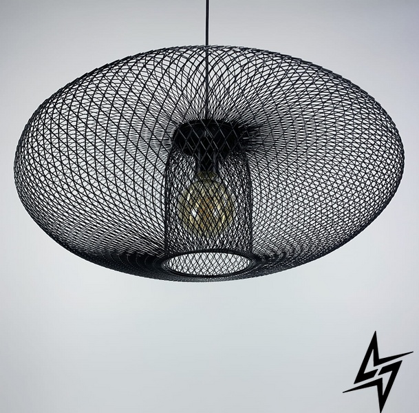 Светильник в стиле Лофт LE26385 60x60см Черный D 929-600 фото в живую, фото в дизайне интерьера