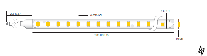 LED лента RISHANG 120-2835-12V-IP33 9,6W Green 5м RD08C0TA-B-G RD08C0TA-B-G фото