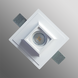 Гипсовый светильник встроенный квадрат 004 30377 CB 004 фото в дизайне интерьера, фото в живую 6/6