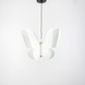Дизайнерський LED підвіс Butterfly LE30120 LED 7W 4000K 40x40см Білий MJ 29-400 фото в дизайні інтер'єру, фото наживо 3/5
