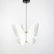 Дизайнерський LED підвіс Butterfly LE30120 LED 7W 4000K 40x40см Білий MJ 29-400 фото в дизайні інтер'єру, фото наживо 2/5