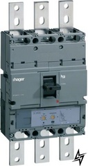 Автоматичний вимикач HEE970H h1000 In = 1000А 3P 70кА LSI Hager фото
