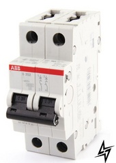 Автоматичний вимикач ABB 2CDS252001R0044 System pro M 2P 4A C 6kA фото