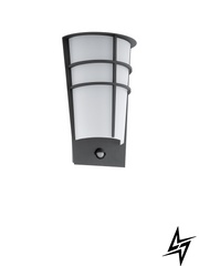 Настенный фасадный уличный светильник Eglo Breganzo 1 96018 ЛЕД 92701 фото в живую, фото в дизайне экстерьера
