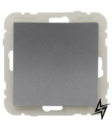 Одноклавішний сходовий вимикач Logus 10АХ 250В сірий Efapel фото