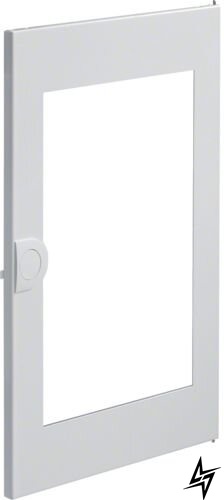 Белые двери VZ132N для 2-рядного щита Volta с прозрачным окном Hager фото