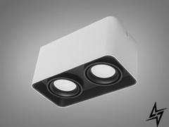 Накладной точечный светильник D23-31428 Белый/Черный QXL-1727-WH+BK фото в живую, фото в дизайне интерьера