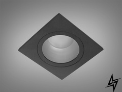 Точковий світильник Аlumo D23-31479 Чорний QXL-1757-S1-BK фото наживо, фото в дизайні інтер'єру