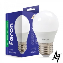 LED лампа Feron 25641 Standart E27 4W 2700K 4,5x8,2 см фото