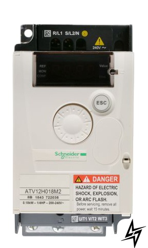 ATV12H018M2 Частотний перетворювач Schneider electric ATV12 0,18кВт фото