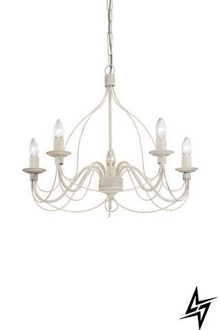 Люстра-свічки Ideal Lux 005881 Corte Sp5 Bianco фото