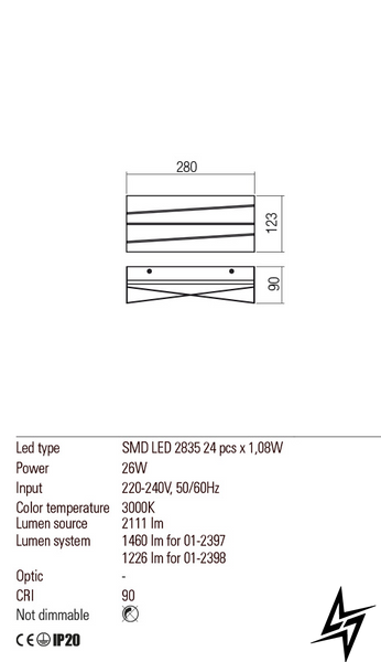 Настенный светильник бра Redo Zigo 01-2398 ЛЕД  фото в живую, фото в дизайне интерьера