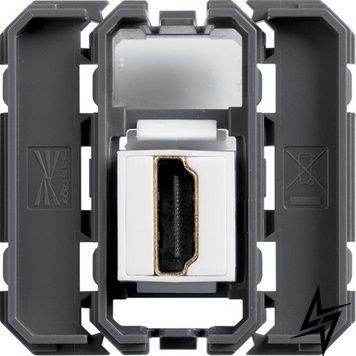 Механізм розетки HDMI Lumina Gallery Hager WXF633 фото