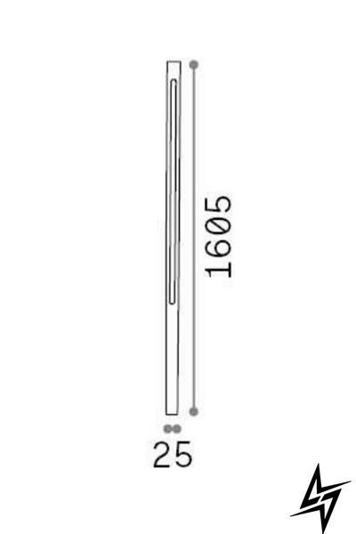 Вуличний ліхтар Ideal Lux 306803 Jedi Pt H160 Antracite фото