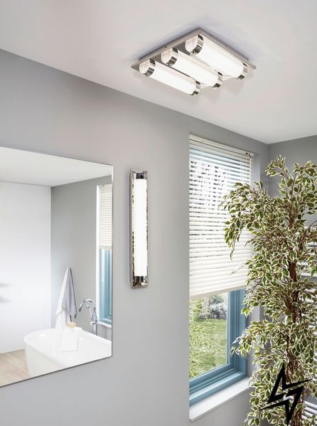 Стельовий світильник для ванної Eglo Tolorico 97056 LED 96055 фото наживо, фото в дизайні інтер'єру