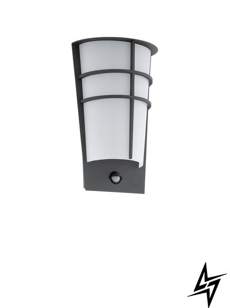 Настенный фасадный уличный светильник Eglo Breganzo 1 96018 ЛЕД 92701 фото в живую, фото в дизайне экстерьера