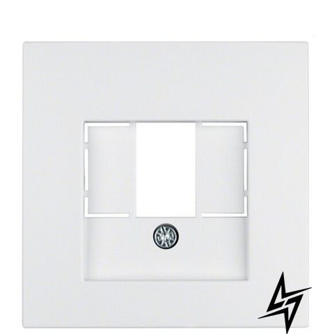 Накладка для громкоговорителей/USB-розеток, полярная белизна матовая S.1/B.3/B.7 10331909 Berker фото