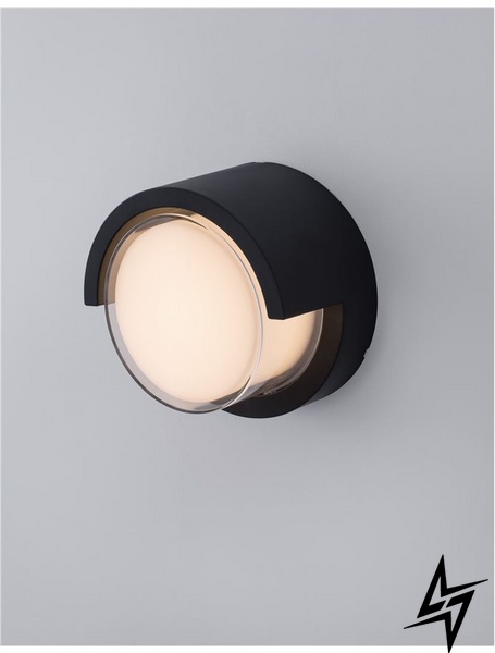 Вуличний настінний світильник Nova luce Max 9026002 LED  фото наживо, фото в дизайні екстер'єру