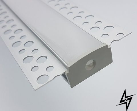 LED-профіль врізний під штукатурку, 3 метра ЛПШ28_3 ЛПШ28_3 фото
