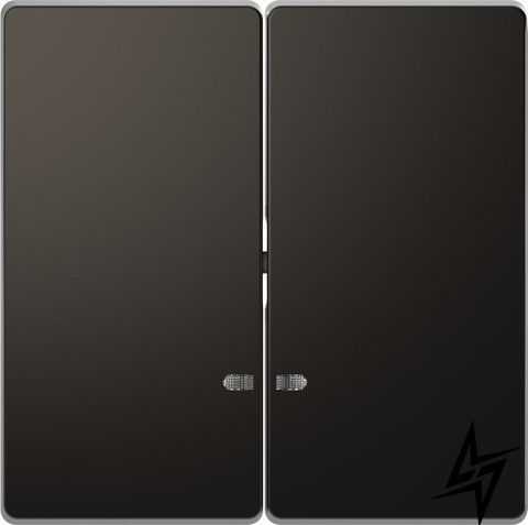 Двойная клавиша с подсветкой Schneider Electric MEG3420-6034 Merten D-Life, антрацит, матовая MEG3420-6034 фото