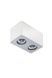 Точечный накладной светильник Azzardo Nino 2 White Aluminium AZ1386 белый и серый 2&times;GU10 AZ1386 - изображение 1