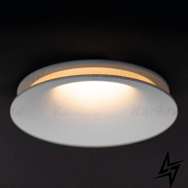 Врезной точечный светильник Kanlux Ajas 33161  фото в живую, фото в дизайне интерьера