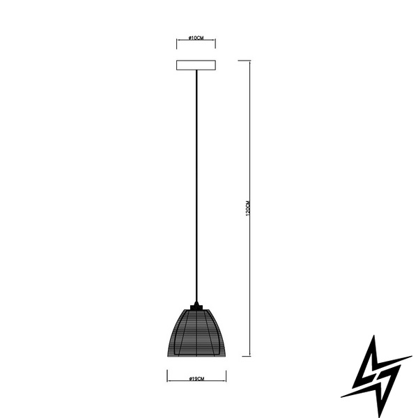 Подвесной светильник Zuma Line Pico MD9023-1S/BLACK  фото в живую, фото в дизайне интерьера