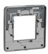 1-постова рамка Schneider Electric NU280222 Unica Studio Color, сіра, матова, пластик - зображення 3